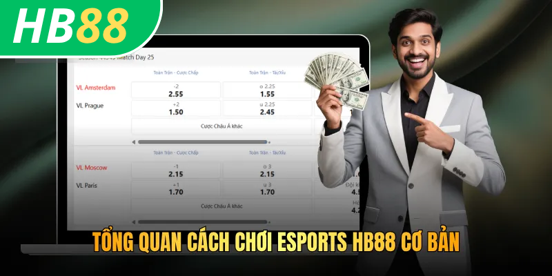 Tổng quan cách chơi Esports HB88 cơ bản